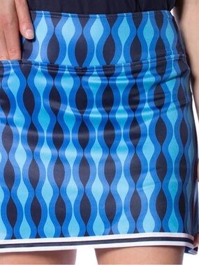 Golftini A-Line Pull On Skort NO BOUNDARIES  Size Small .